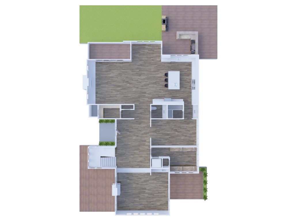 Plan Without Rendering MAIN-FLOOR-PLAN-01-3D-Without-Furniture - Maider & Knowles